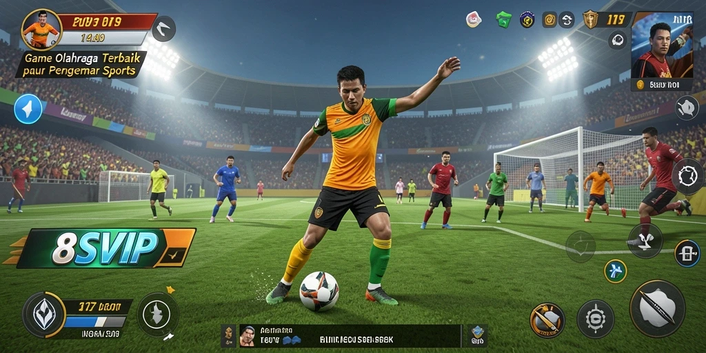 Tampilan seru gameplay olahraga di <strong>8SVIP</strong> dengan antarmuka yang menarik.
