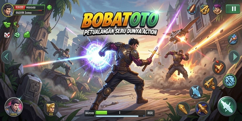 Tampilan gameplay BOBATOTO yang seru dan penuh aksi.