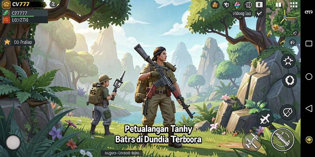 Tangkapan layar gameplay CV777 menampilkan petualangan Open World yang menarik.
