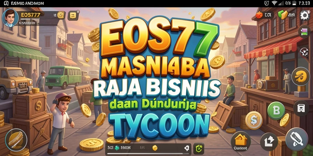 Tangkapan layar EOS77 menunjukkan gameplay Tycoon yang seru dan interaktif.