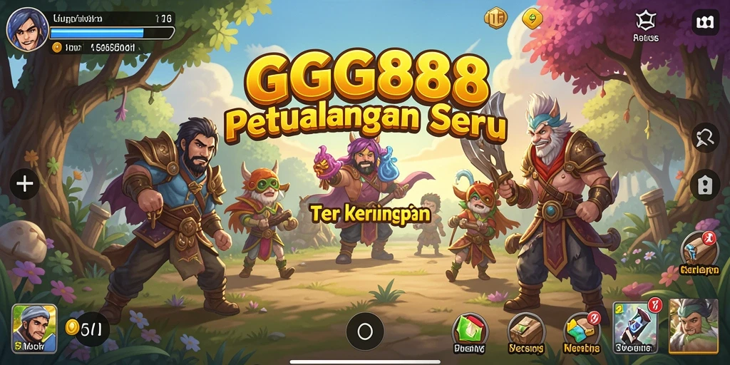 Gameplay seru di GGG888 yang penuh tantangan petualangan.