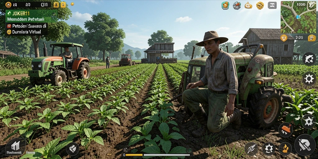 Tampilan gameplay JOKER11 yang penuh warna dan interaktif.