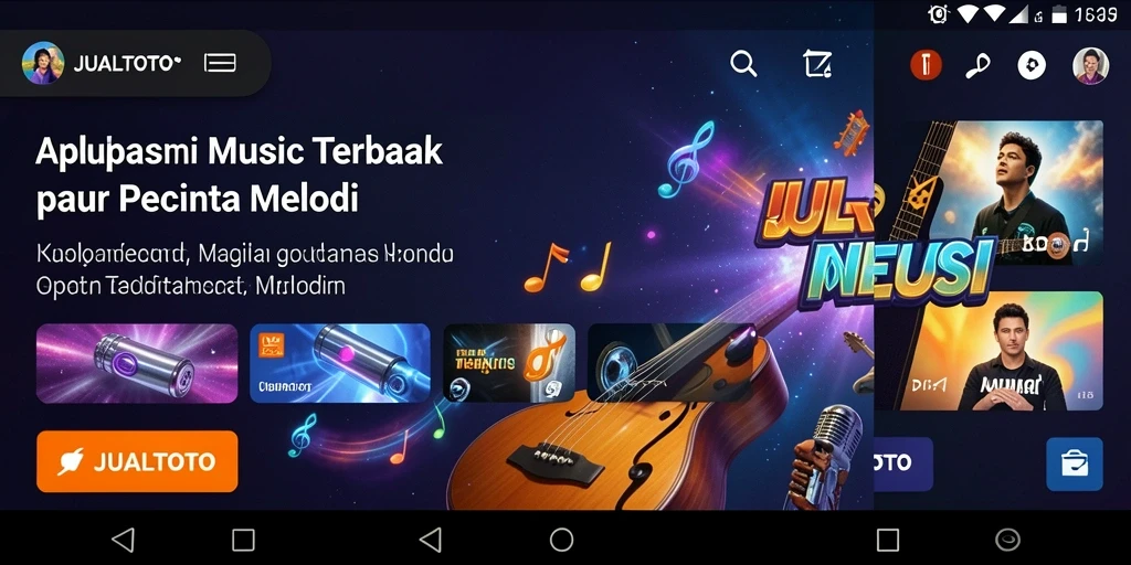 Screenshot JUALTOTO menampilkan antarmuka pengguna yang modern dan interaktif.