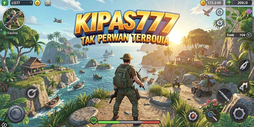 Tampilan gameplay KIPAS777 yang menakjubkan di dunia Open World.