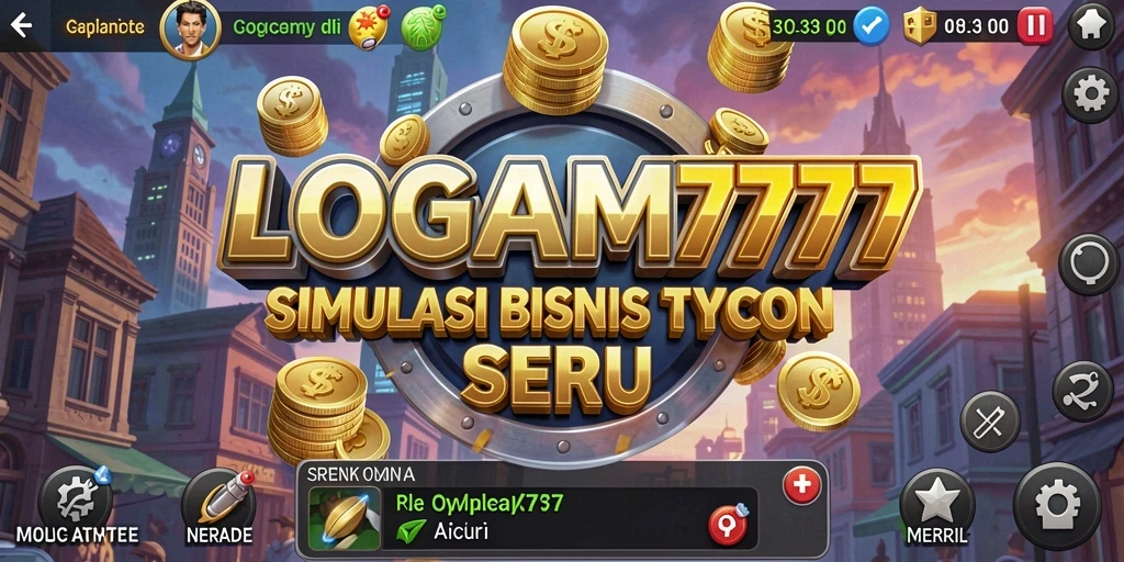 Tampilan gameplay LOGAM777 yang seru dan mendebarkan.