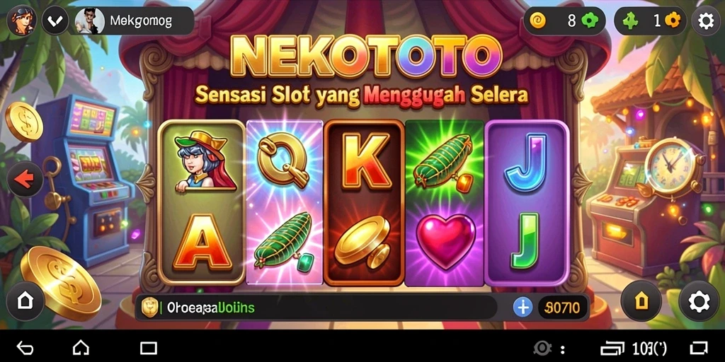 Tampilan gameplay Slot yang menarik dari NEKOTOTO.