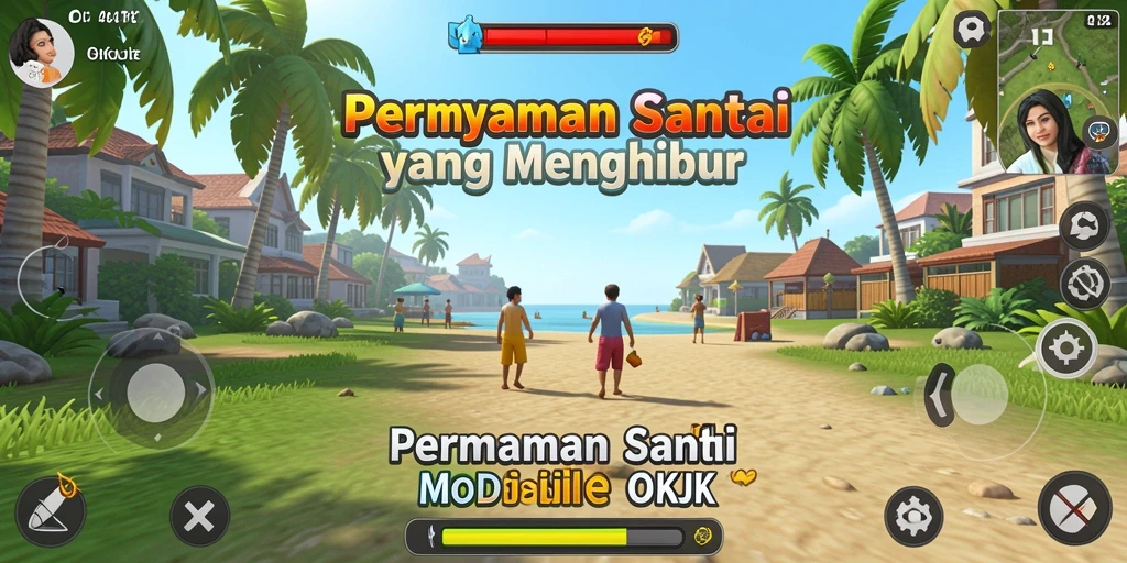 Tampilan gameplay OKJK yang mengasyikkan dan penuh warna.