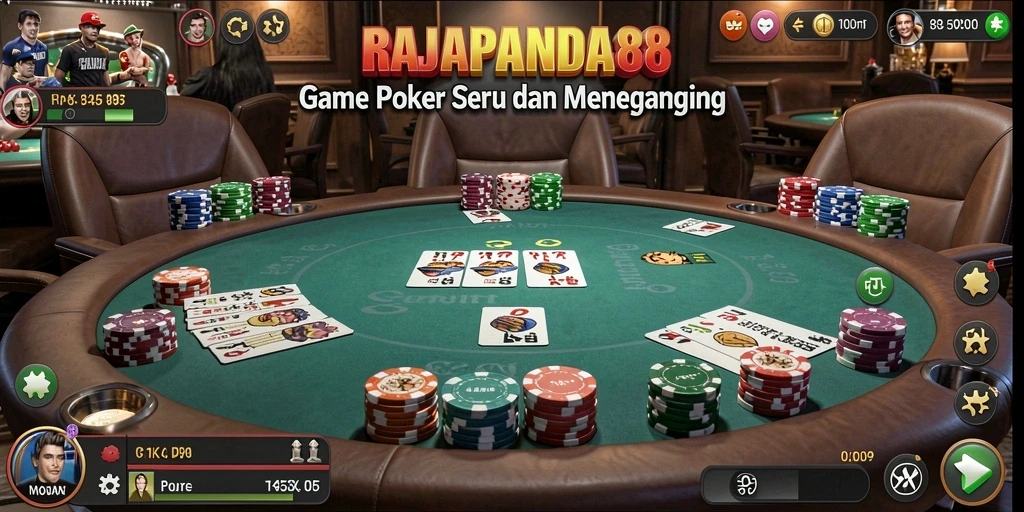Tampilan antarmuka dan gameplay menarik di RAJAPANDA88.