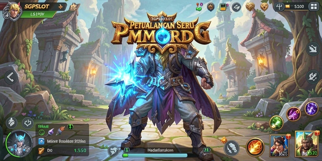 Tampilan gameplay SGPSLOT yang seru dan beragam dalam MMORPG.
